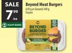 Co-op Beyond meat burgers offer