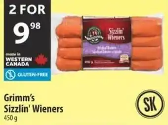 Co-op Grimm's sizzlin' wieners offer