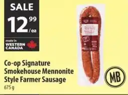 Co-op Co-op signature smokehouse mennonite style farmer sausage offer