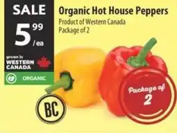 Co-op Organic hot house peppers offer