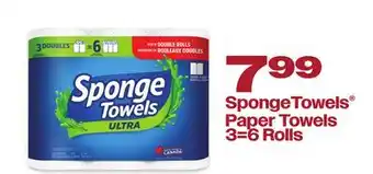 FreshCo Sponge Towels Paper Towels 3=6 Rolls offer