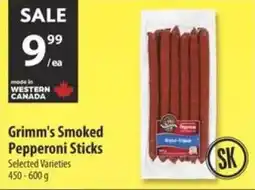 Co-op Grimm's smoked pepperoni sticks offer