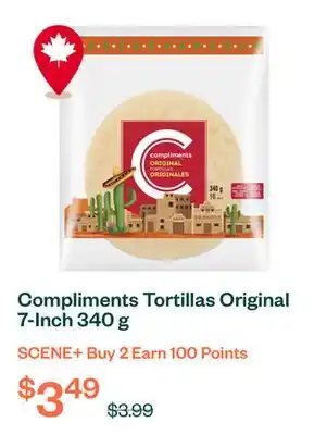 Voilà Compliments Tortillas Original 7-Inch 340 g offer