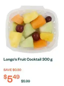 Voilà Longo's Fruit Cocktail 300 g offer