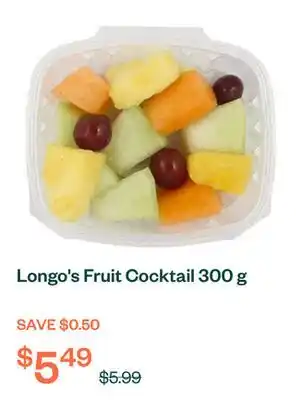 Voilà Longo's Fruit Cocktail 300 g offer