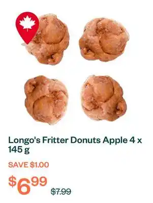 Voilà Longo's Fritter Donuts Apple 4 x 145 g offer