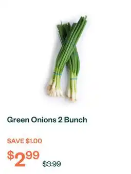Voilà Green Onions 2 Bunch offer