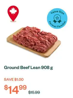 Voilà Ground Beef Lean 908 g offer