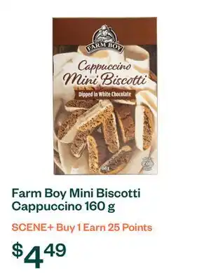 Voilà Farm Boy Mini Biscotti Cappuccino 160 g offer