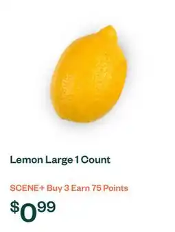 Voilà Lemon Large 1 Count offer