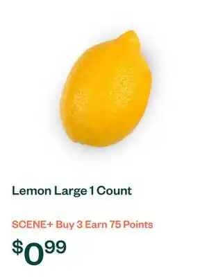 Voilà Lemon Large 1 Count offer