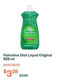 Voilà Palmolive Dish Liquid Original 828 ml offer