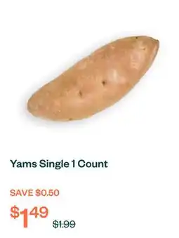 Voilà Yams Single 1 Count offer