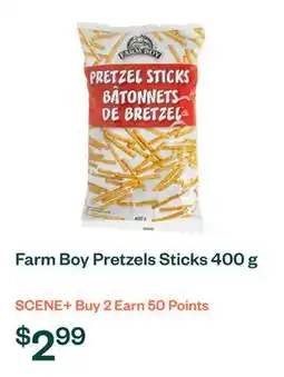 Voilà Farm Boy Pretzels Sticks 400 g offer