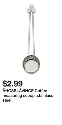 IKEA ÄNGSBLÅVINGE Coffee measuring scoop, stainless steel offer