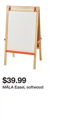 IKEA MÅLA Easel, softwood offer