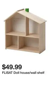 IKEA FLISAT Doll house/wall shelf offer