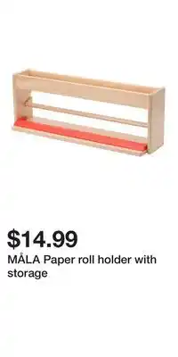 IKEA MÅLA Paper roll holder with storage offer