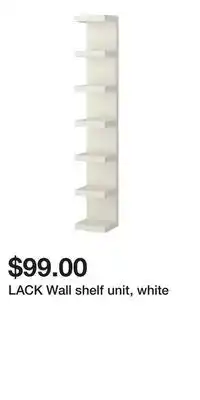 IKEA LACK Wall shelf unit, white offer
