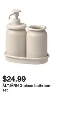 IKEA ÅLTJÄRN 3-piece bathroom set offer