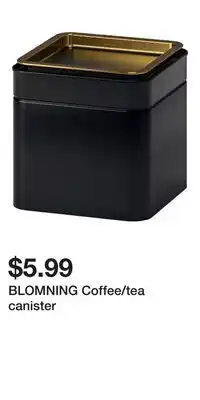 IKEA BLOMNING Coffee/tea canister offer