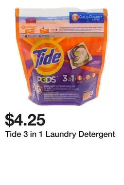 Dollarama Tide 3 in 1 Laundry Detergent offer