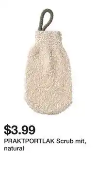 IKEA PRAKTPORTLAK Scrub mit, natural offer