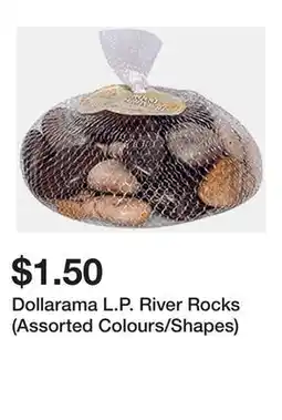 Dollarama Dollarama L.P. River Rocks (Assorted Colours/Shapes) offer