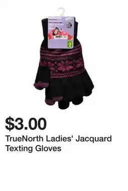 Dollarama TrueNorth Ladies' Jacquard Texting Gloves offer