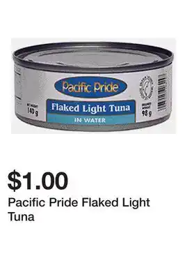 Dollarama Pacific Pride Flaked Light Tuna offer