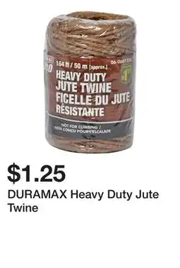 Dollarama DURAMAX Heavy Duty Jute Twine offer