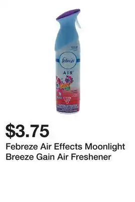Dollarama Febreze Air Effects Moonlight Breeze Gain Air Freshener offer