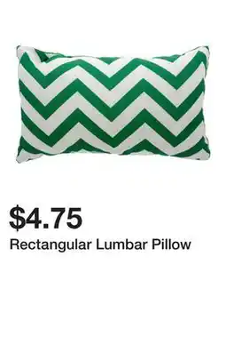 Dollarama Rectangular Lumbar Pillow offer