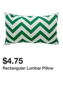 Dollarama Rectangular Lumbar Pillow offer