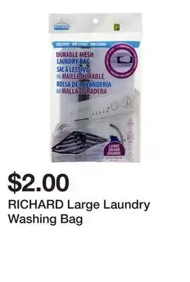 Dollarama RICHARD Large Laundry Washing Bag offer