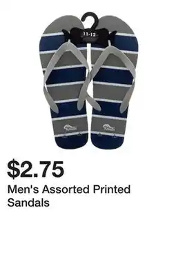 Dollarama Men's Assorted Printed Sandals offer