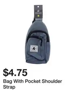 Dollarama Bag With Pocket Shoulder Strap offer