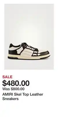 Holt Renfrew AMIRI Skel Top Leather Sneakers offer