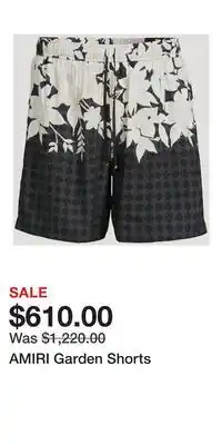 Holt Renfrew AMIRI Garden Shorts offer