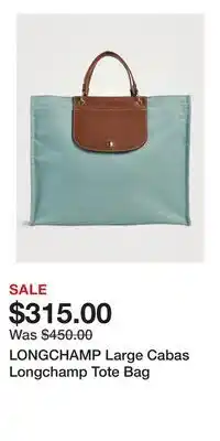 Holt Renfrew LONGCHAMP Large Cabas Longchamp Tote Bag offer