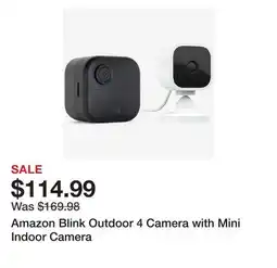 TSC Stores Amazon Blink Outdoor 4 Camera with Mini Indoor Camera offer