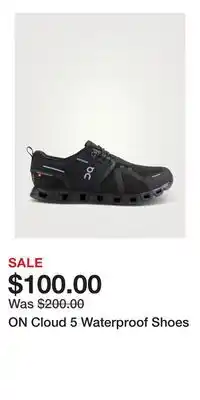 Holt Renfrew ON Cloud 5 Waterproof Shoes offer