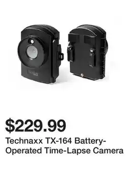 TSC Stores Technaxx TX-164 Battery-Operated Time-Lapse Camera offer