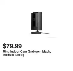 TSC Stores Ring Indoor Cam (2nd-gen, black, B0B6GLKDD6) offer