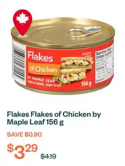 Voilà Flakes Flakes of Chicken by Maple Leaf 156 g offer
