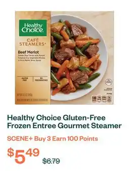 Voilà Healthy Choice Gluten-Free Frozen Entree Gourmet Steamer Beef Merlot 269 g offer