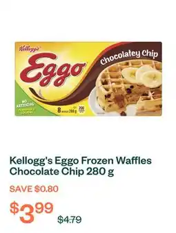 Voilà Kellogg's Eggo Frozen Waffles Chocolate Chip 280 g offer