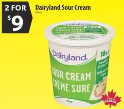 Co-op Dairyland sour cream offer