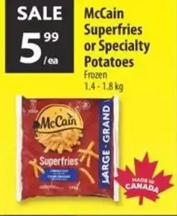 Co-op McCain Superfries or Specialty Potatoes offer
