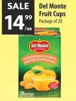 Co-op Del monte fruit cups offer